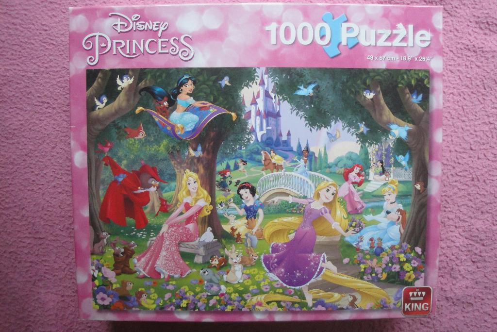 KING DISNEY COLLECTION PUZZLE 1.000 stukjes voor 2.50euro, Ophalen of Verzenden, 500 t/m 1500 stukjes, Zo goed als nieuw