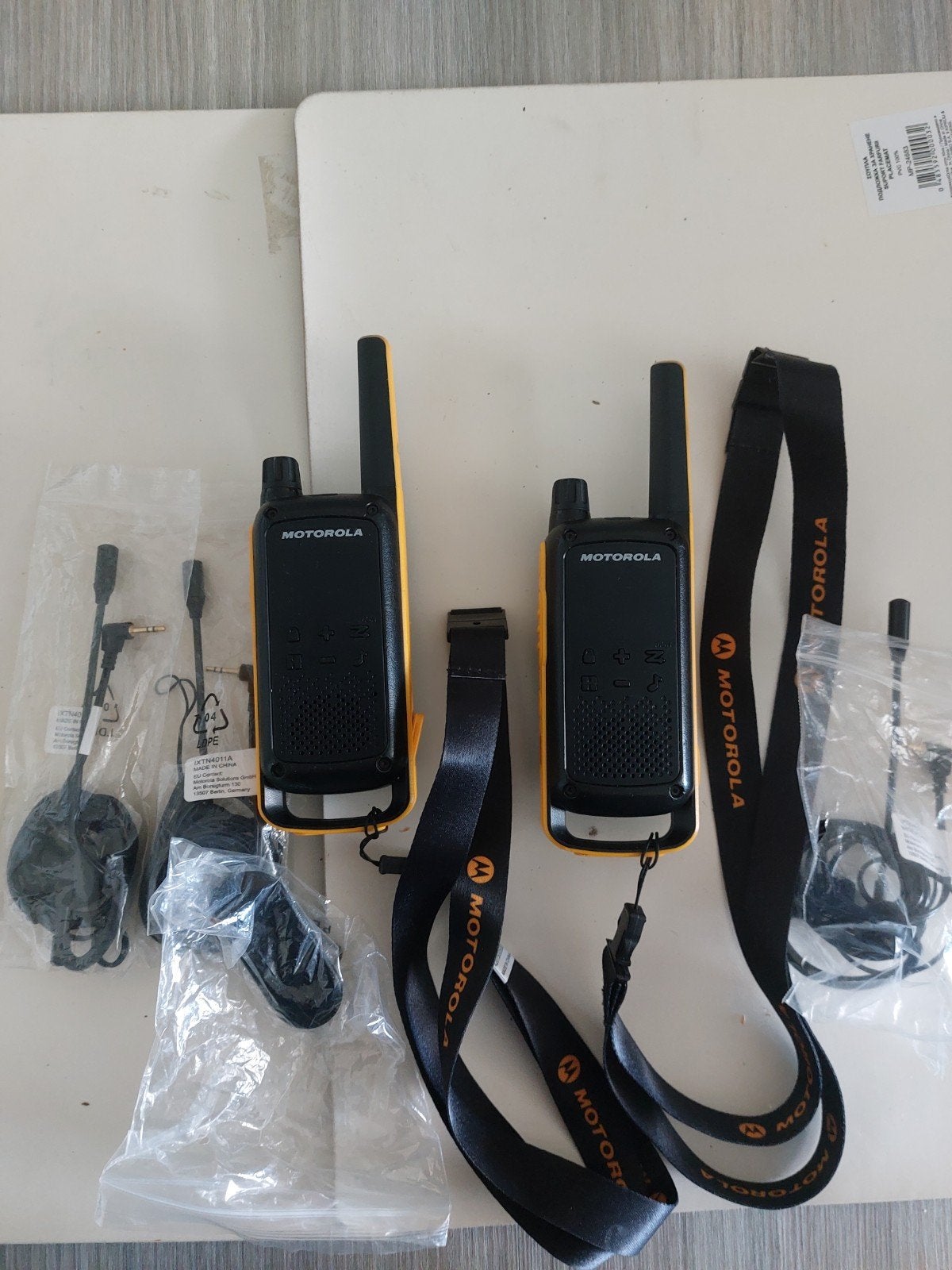 portofoons 10km, 5 tot 15 km, Ophalen of Verzenden, Zo goed als nieuw, Portofoon of Walkie-talkie