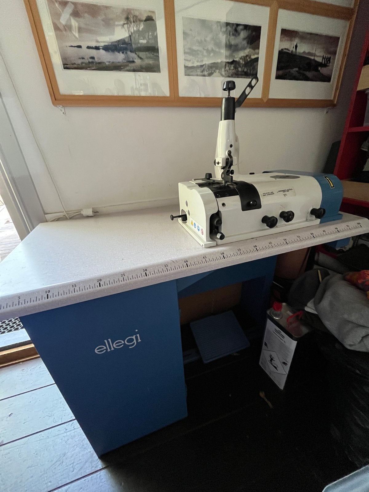 Ellegi Schalmmachine - Professionele Leerbewerking, Ophalen, Gebruikt, Industrieel