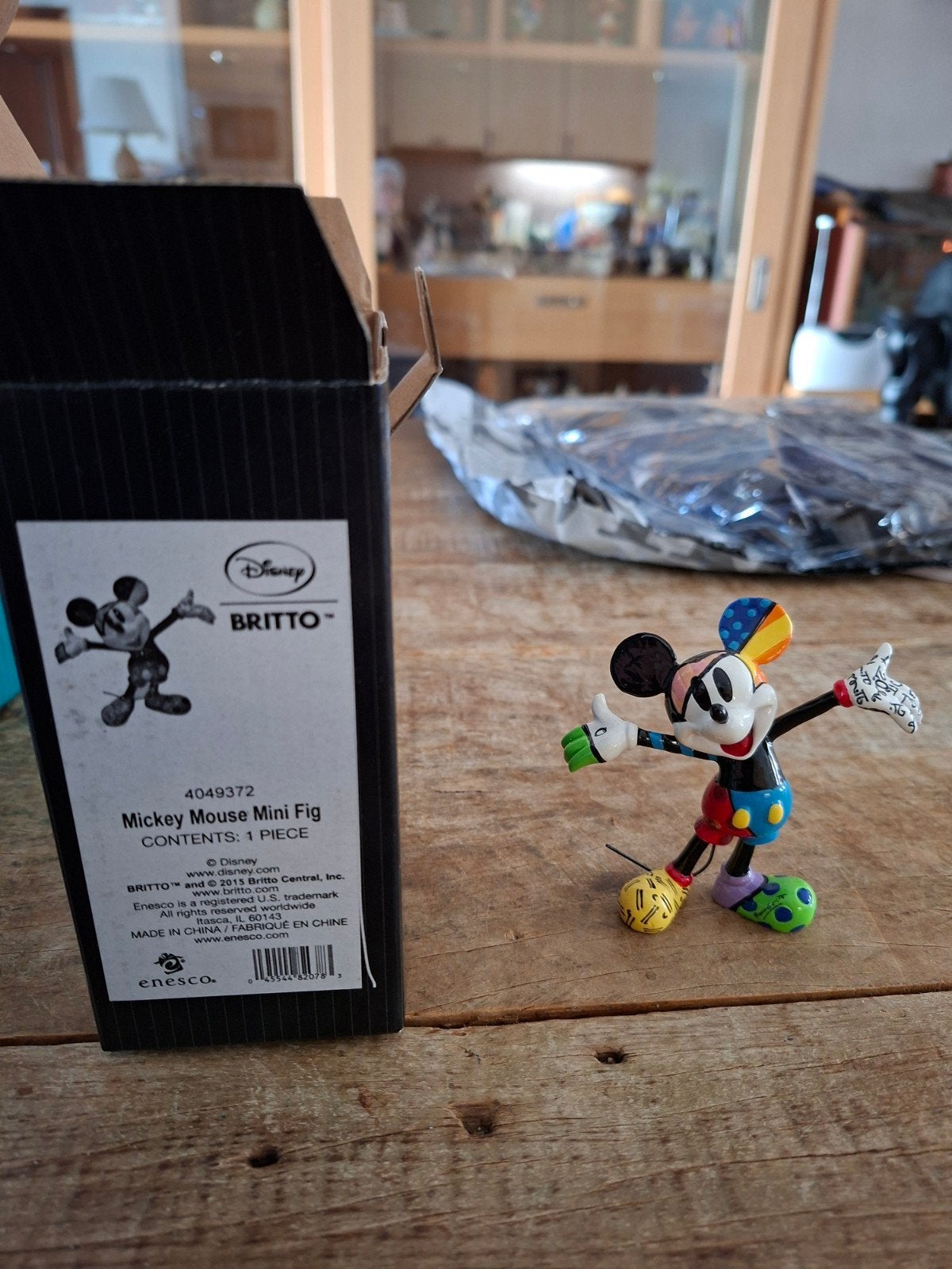 Mickey mouse Britto, Ophalen of Verzenden, Mickey Mouse, Zo goed als nieuw, Beeldje of Figuurtje