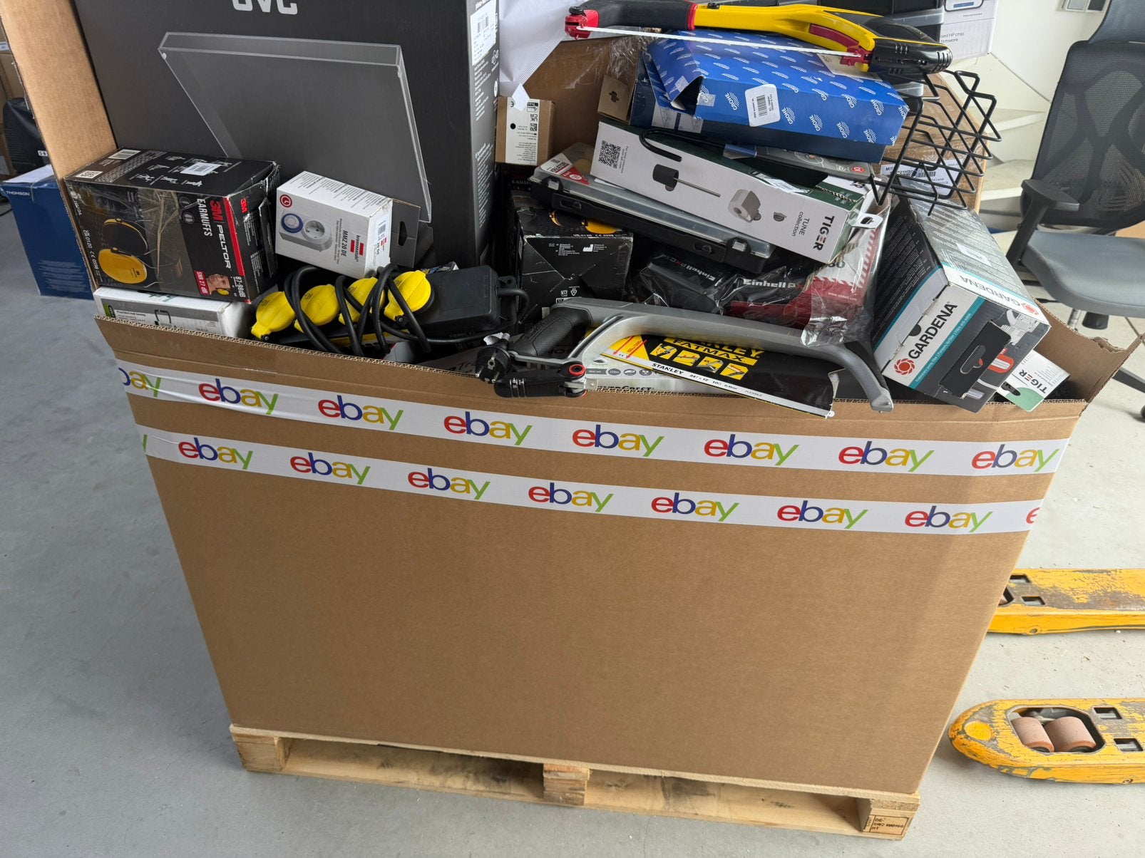 VOLLE EBAY PALLET (Electronica & Gereedschap), Ophalen, Ebay, Amsterdam, Info@ebay.nl