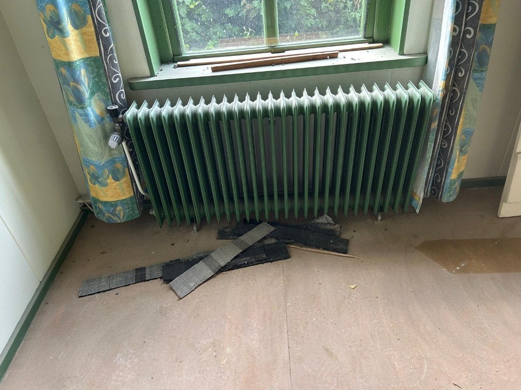 Antieke radiator 1250x600, Ophalen, 30 tot 80 cm, Gebruikt, Radiator