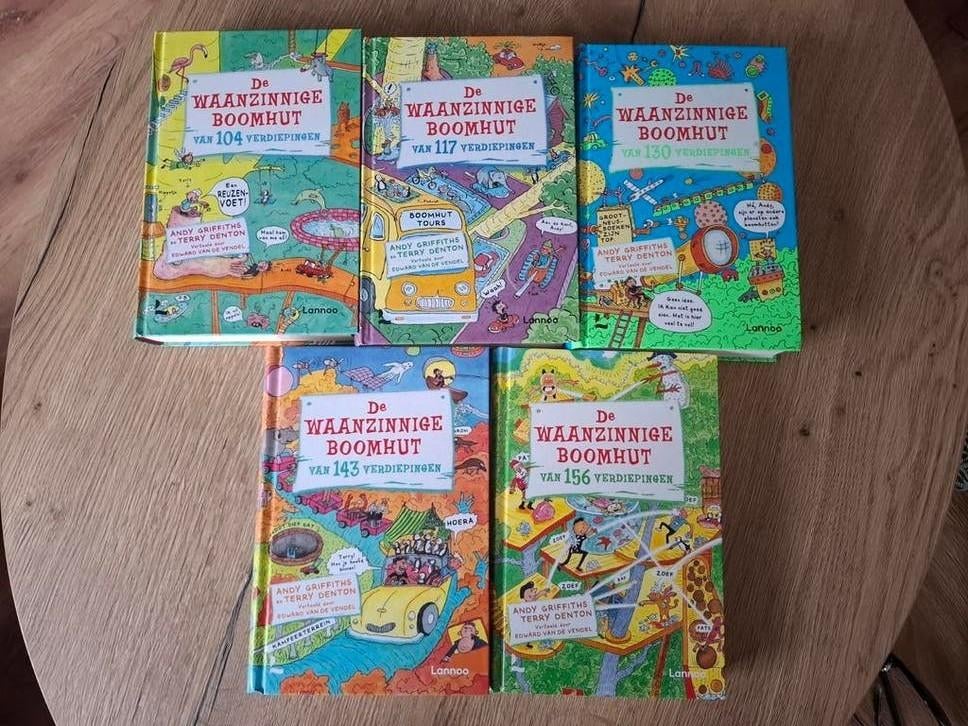 De waanzinnige boomhut deel 9 t/m 12., Ophalen of Verzenden, Zo goed als nieuw