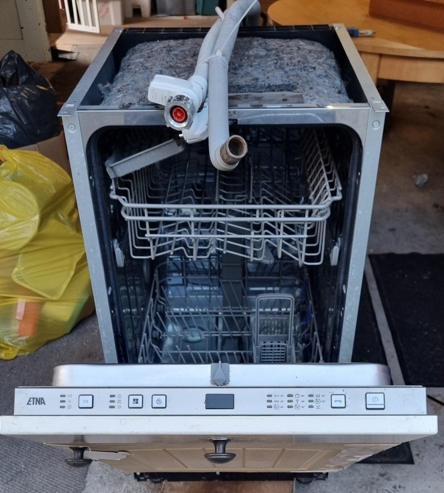 ETNA vaatwasser 45 cm breed - Inbouw, Ophalen, Gebruikt, Minder dan 85 cm, Inbouw