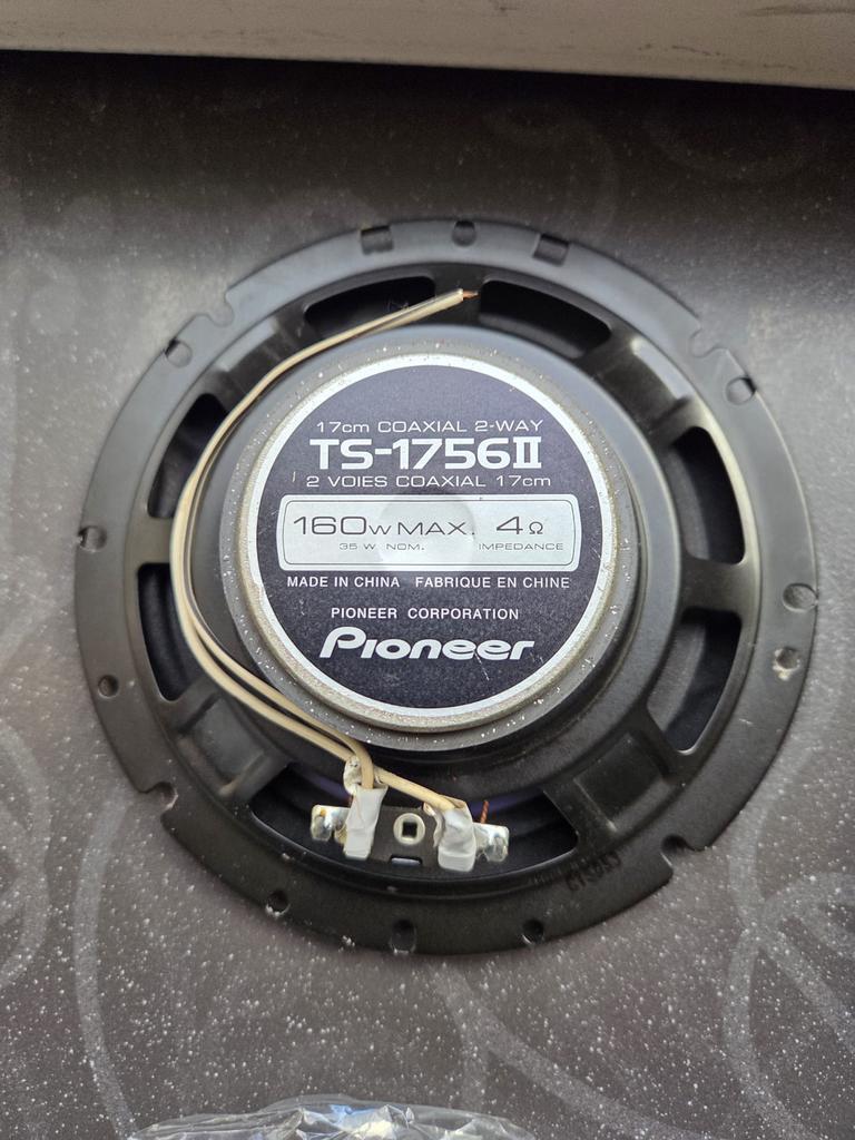 Pioneer TS-1756II 17cm 2-weg coaxiale autospeakers, Auto diversen, Ophalen, Gebruikt