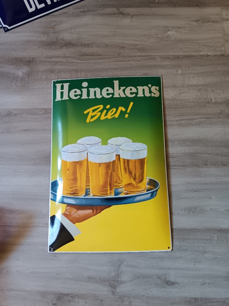 Emaille reclamebord, Verzamelen, Merken en Reclamevoorwerpen, Ophalen, Gebruikt, Reclamebord