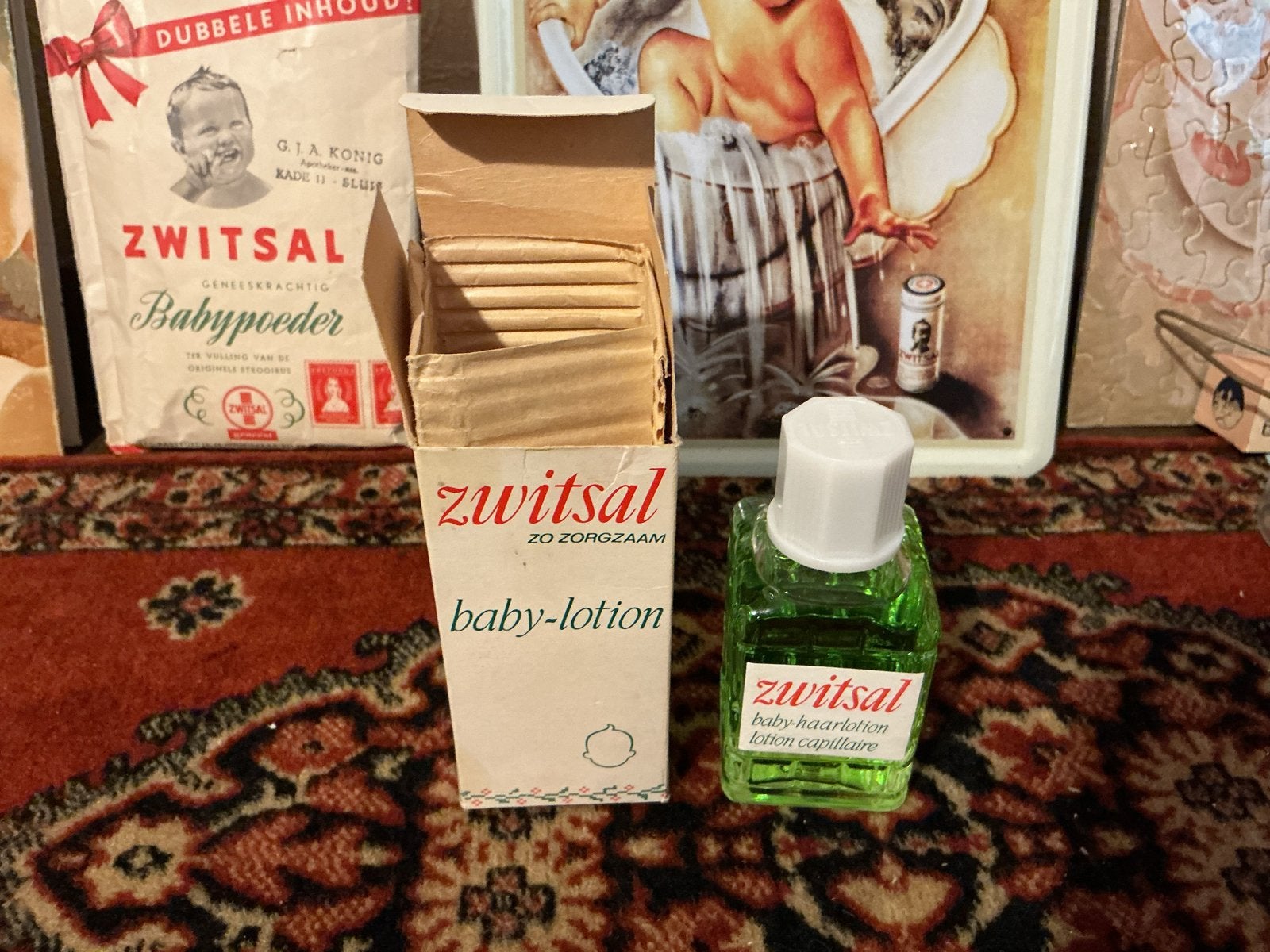 Vintage Zwitsal Baby Lotion en Haar Lotion - Zo Zorgzaam, Ophalen of Verzenden, Zo goed als nieuw