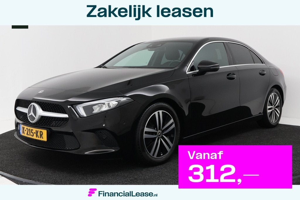 Mercedes-Benz A-klasse 180 Business Solution Luxury (SFEERVE, 136 pk, 4 cilinders, Zwart, Bedrijf