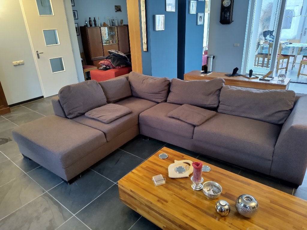 hoekbank, Huis en Inrichting, Banken | Bankstellen, Ophalen, 250 tot 300 cm, Gebruikt, Hoekbank