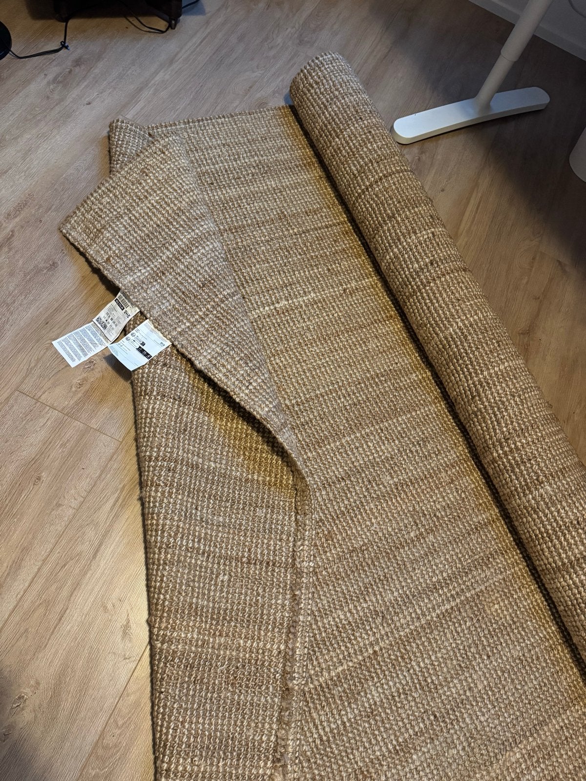 IKEA LOHALS Vloerkleed, glad geweven, naturel, 200x300 cm, Ophalen, Beige, 150 tot 200 cm, Rechthoekig