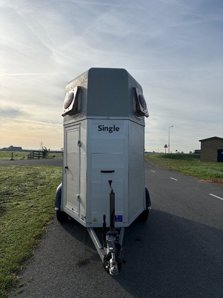Te koop: volledig aluminium 1,5 paards trailer, Ophalen, Gebruikt, Aluminium, 1½-paards trailer