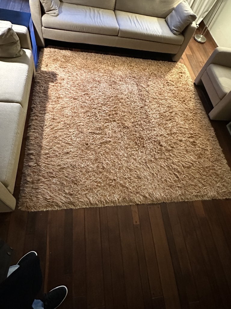 Millenerpoort Bella Alto wollen vloerkleed, 230x230, Ophalen, Vierkant, 200 cm of meer, Zo goed als nieuw