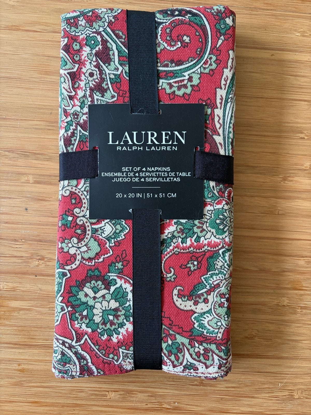 4 stoffen servetten - Ralph Lauren Home, Overige merken, Textiel, Overige typen, Nieuw