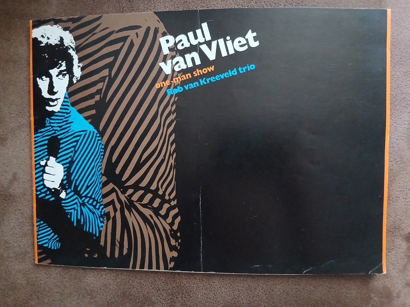 Paul van Vliet - One-man show programmaboekje, Ophalen of Verzenden, Gebruikt