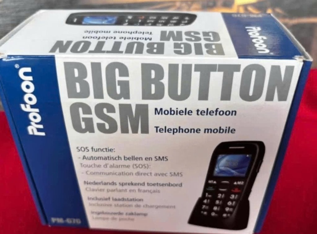 Proton - grote toetsen telefoon - Big Button GSM - PM 676 -, Telecommunicatie, Ophalen of Verzenden, Nieuw, 1 handset