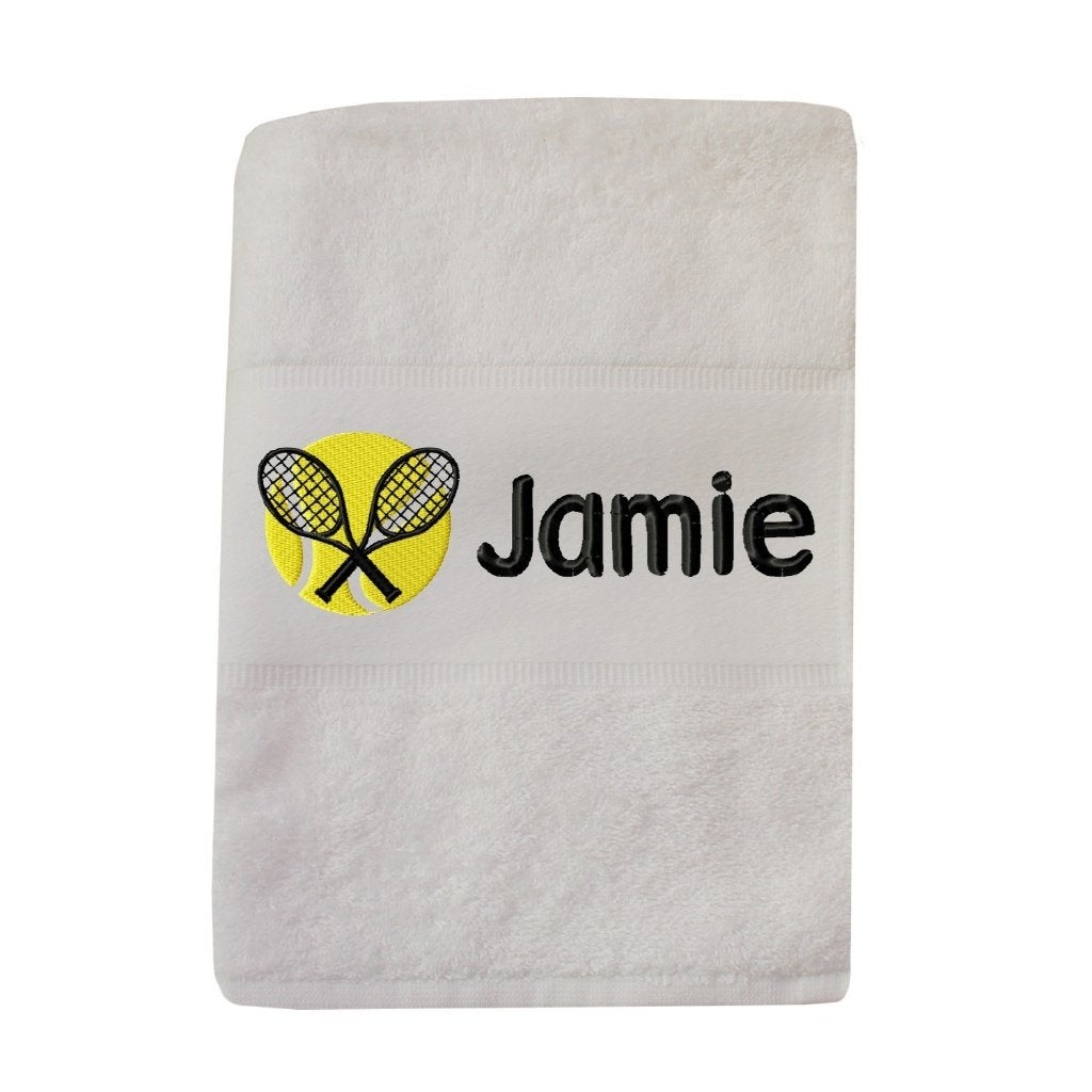 Cadeau? Persoonlijke handdoek tennis met naam, The River House, Info@theriverhouse.nl, Meerkleurig, Overige merken