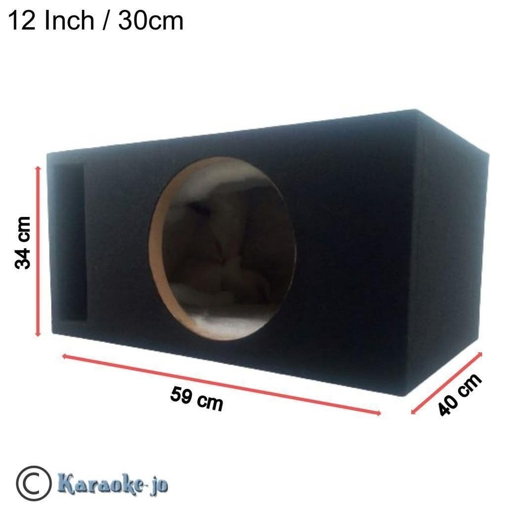 Subwoofer behuizing 12Inch 30 Cm 54 Liter, Auto diversen, Auto-accessoires, Nieuw, Ophalen of Verzenden
