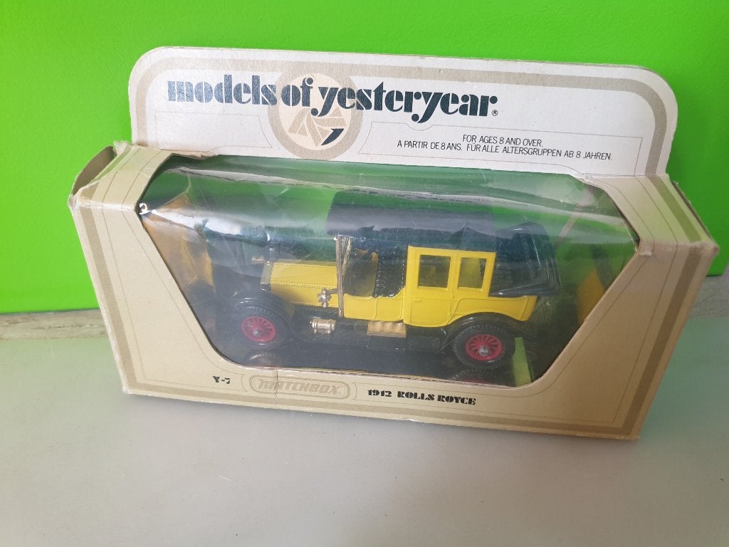 Matchbox Y7 - Rolls Royce [geel] 1/48 MIB, Ophalen of Verzenden, Nieuw, Auto