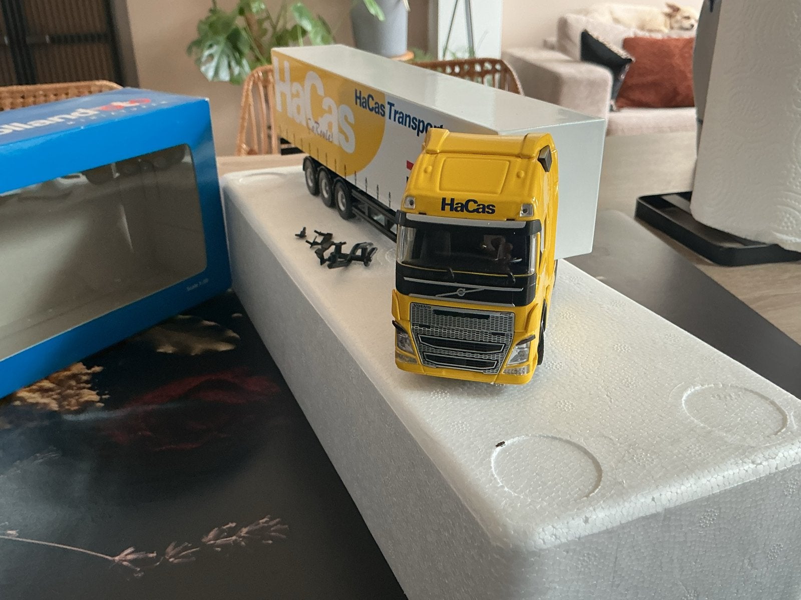 Volvo FH16 HaCas Transport model 1:50, Hobby en Vrije tijd, Ophalen, Zo goed als nieuw, Bus of Vrachtwagen, Overige merken