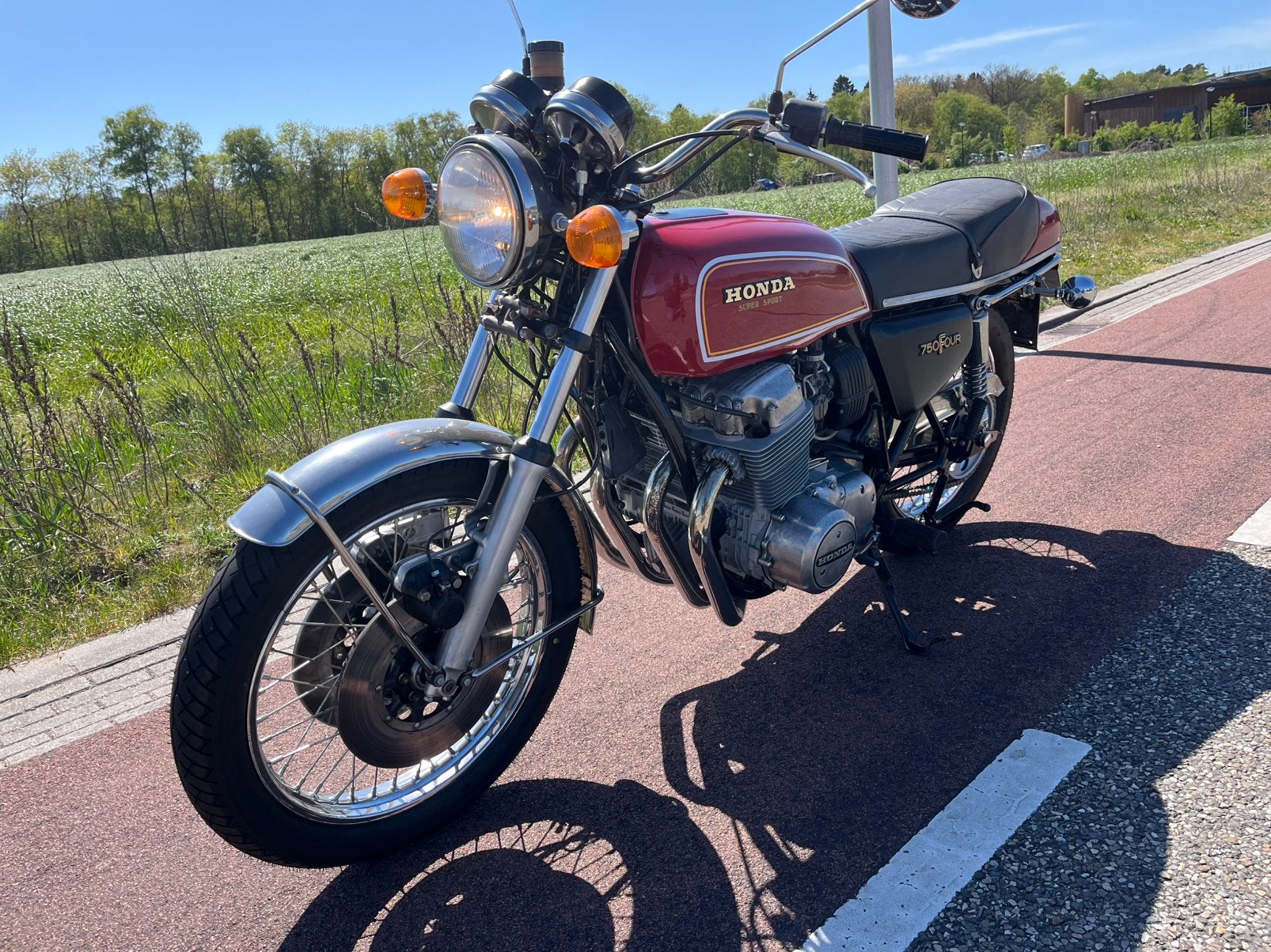 Honda CB 750 four F1 type 1976 Super Sport, Motoren, 4 cilinders, Toermotor, Handgeschakeld