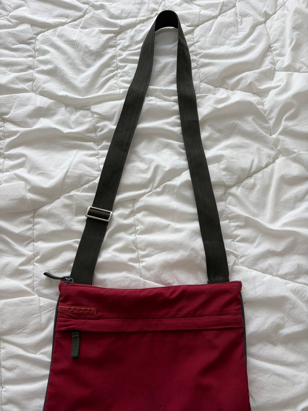 Prada Vintage Schoudertas, Ophalen, Zo goed als nieuw, Zwart