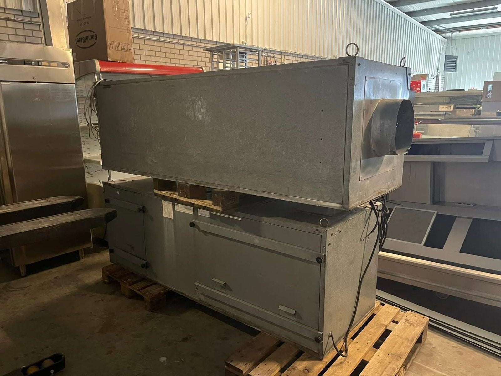 Geurfilterkast afzuigmotor 6000m3 230v, Ophalen of Verzenden, Zo goed als nieuw, Ventilator