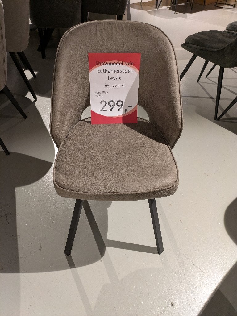 SET VAN 4 EETKAMERSTOELEN STERK AFGEPRIJSD, Ophalen, MODERN, Overige kleuren, Nieuw