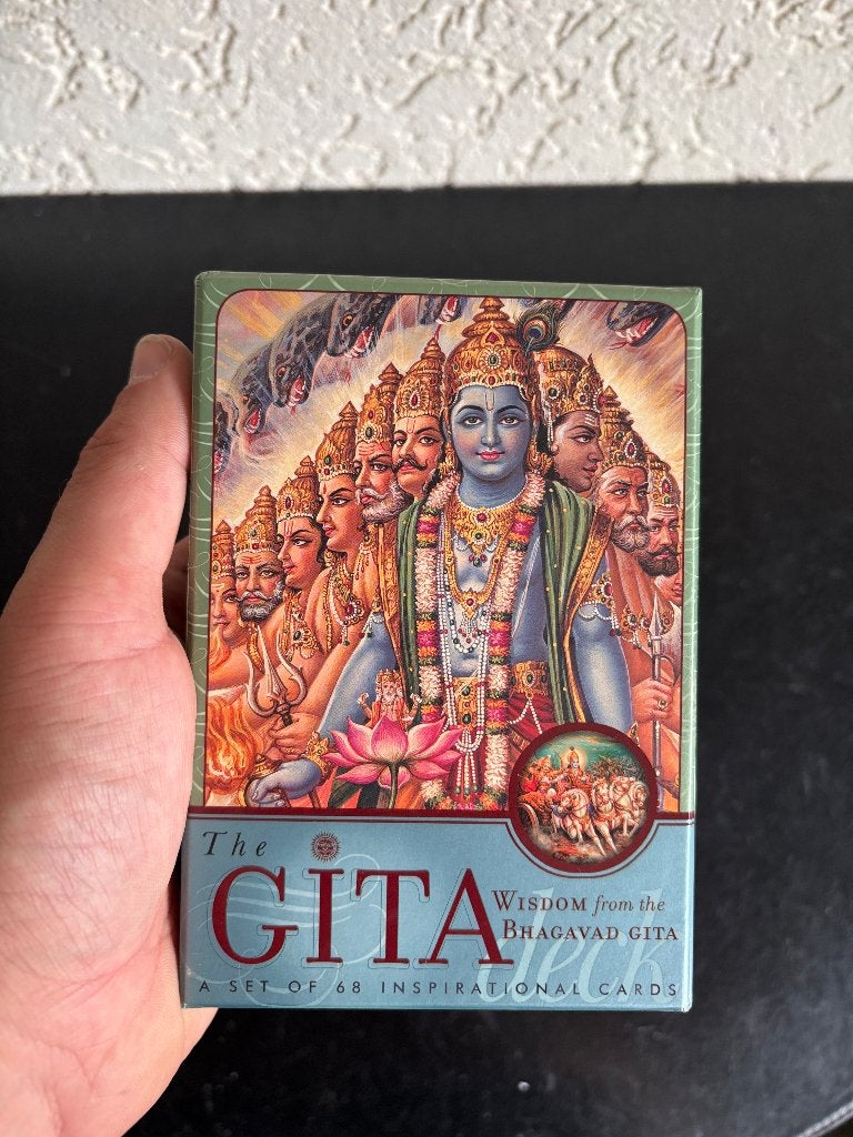 The Gita Deck, set of 68 inspirational cards - Compleet, Ophalen of Verzenden, Zo goed als nieuw, Tarot of Kaarten leggen, Achtergrond en Informatie