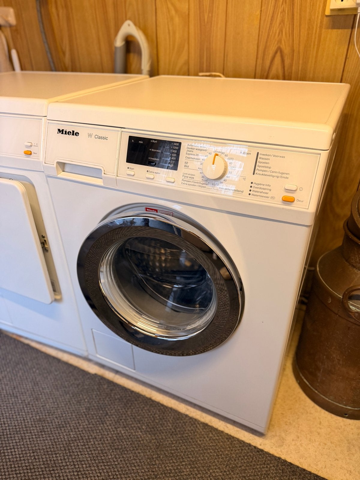 Miele W Classic Wasmachine, Witgoed en Apparatuur, Wasmachines, Ophalen, Gebruikt, Voorlader, Kort programma