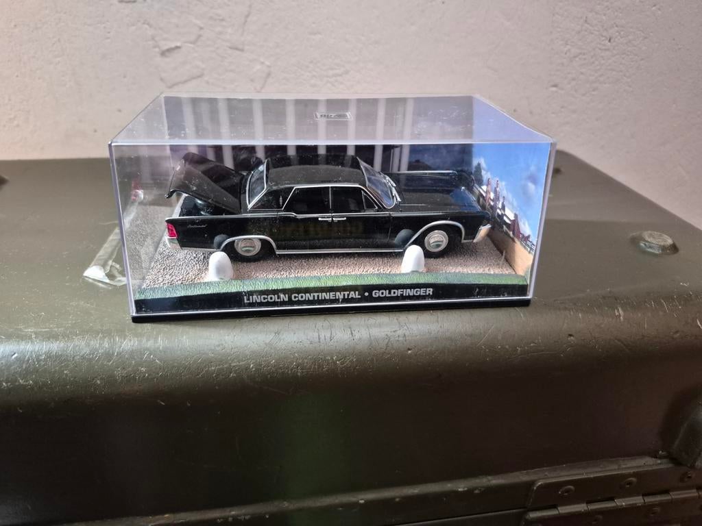 Lincoln Continental James Bond "Goldfinger" 1:43 Altaya, Hobby en Vrije tijd, Modelauto's | 1:18, Zo goed als nieuw, Auto, Overige merken