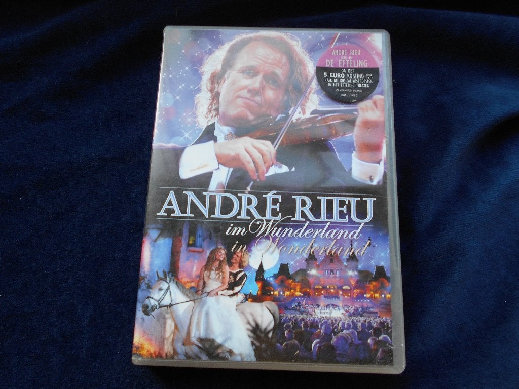 DVD van Andre Rieu: Im Wunderland,in Wonderland, nu 0,99., Gebruikt, Alle leeftijden, Inclusief doosje, Duits