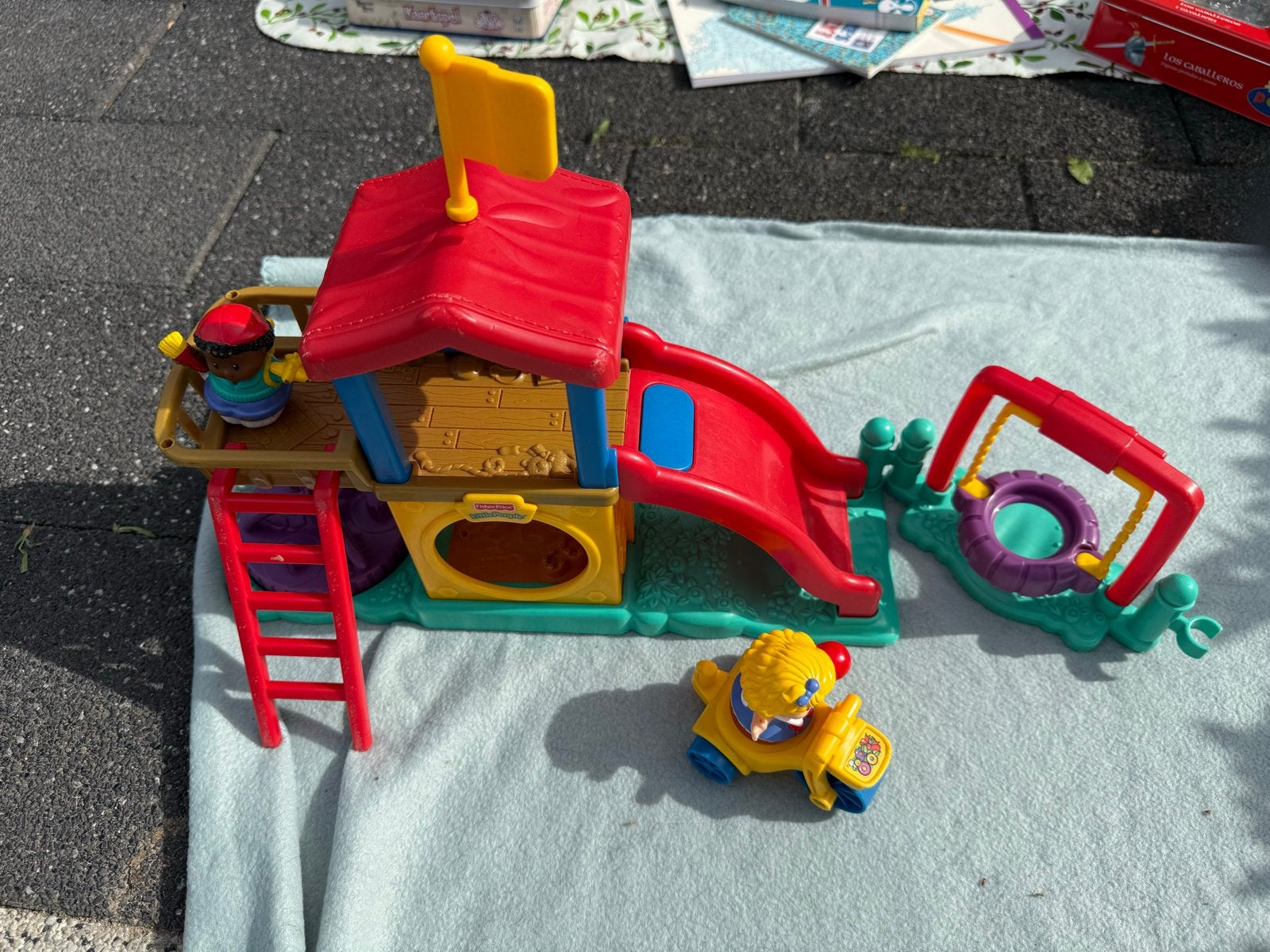 Fisher-Price Little People Speeltuin met Figuren, Ophalen, Gebruikt, Jongen of Meisje