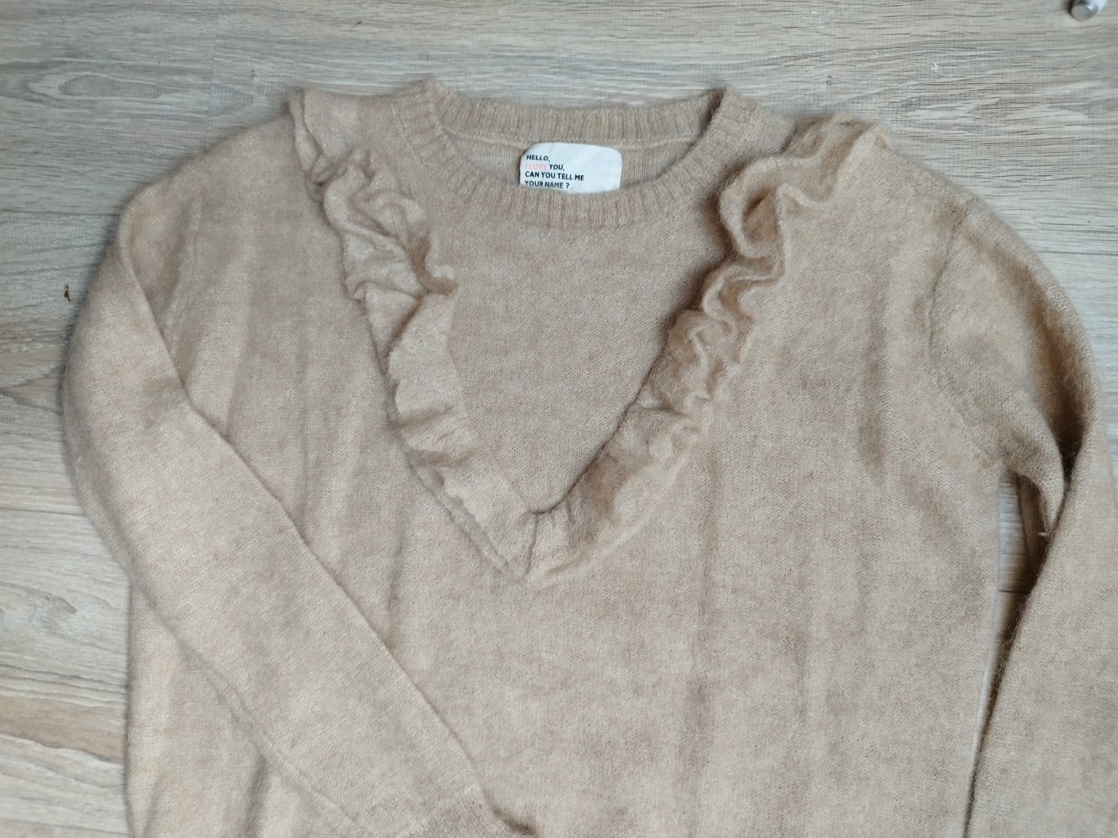 Leon&Harper 69% Baby Alpaca trui M 38 Beige, Maat 38/40 (M), Leon&Harper, Beige, Ophalen of Verzenden