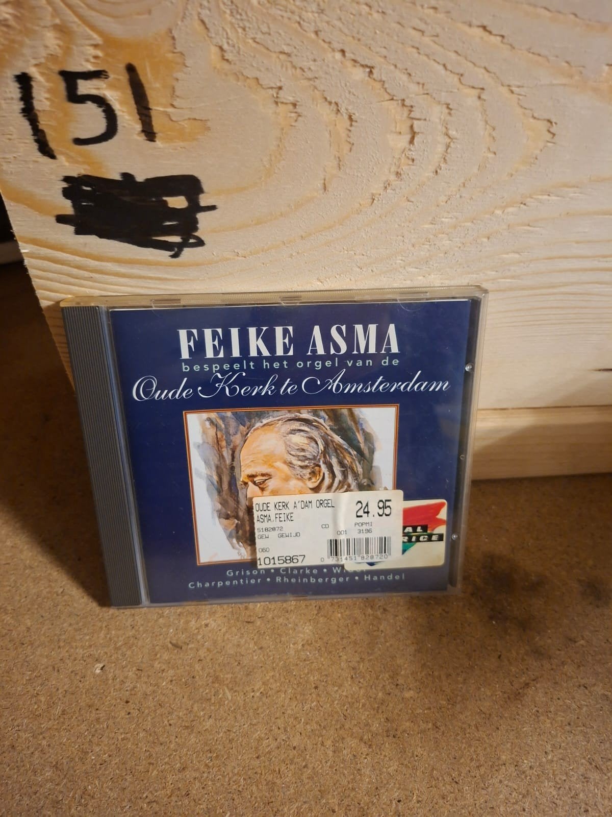 Feike Asma - Orgel Oude Kerk Amsterdam CD, Gebruikt, Ophalen of Verzenden, Orkest of Ballet, Barok