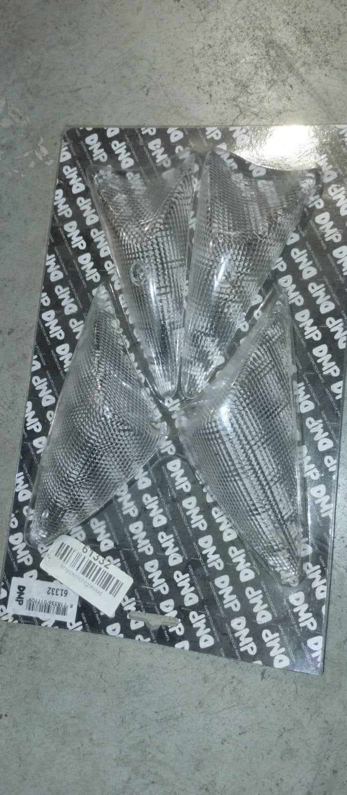 Knipperlichtglasset DMP voor Peugeot Speedfight 1&2 4 delig, Ophalen, Voor, Nieuw, Bumper