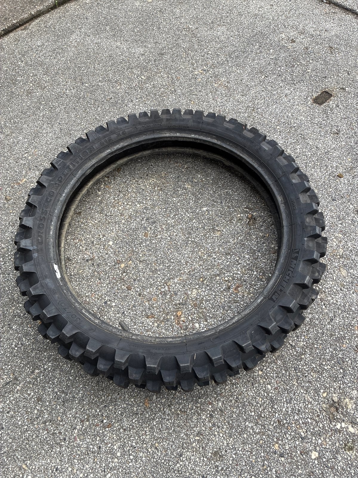 Michelin Cross Competition 130/70-19 motorband, Ophalen, Gebruikt
