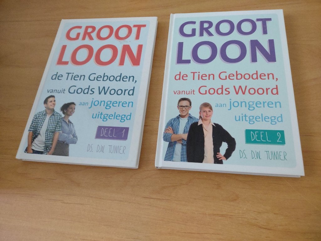 Groot loon (1 en 2)- Ds DW Tuinier, Boeken, Ophalen of Verzenden, Zo goed als nieuw, Christendom | Protestants