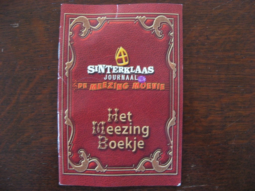 Sinterklaas Journaal De meezing moevie, Het meezing boekje, Verzenden, Zo goed als nieuw, Jongen of Meisje, Fictie algemeen