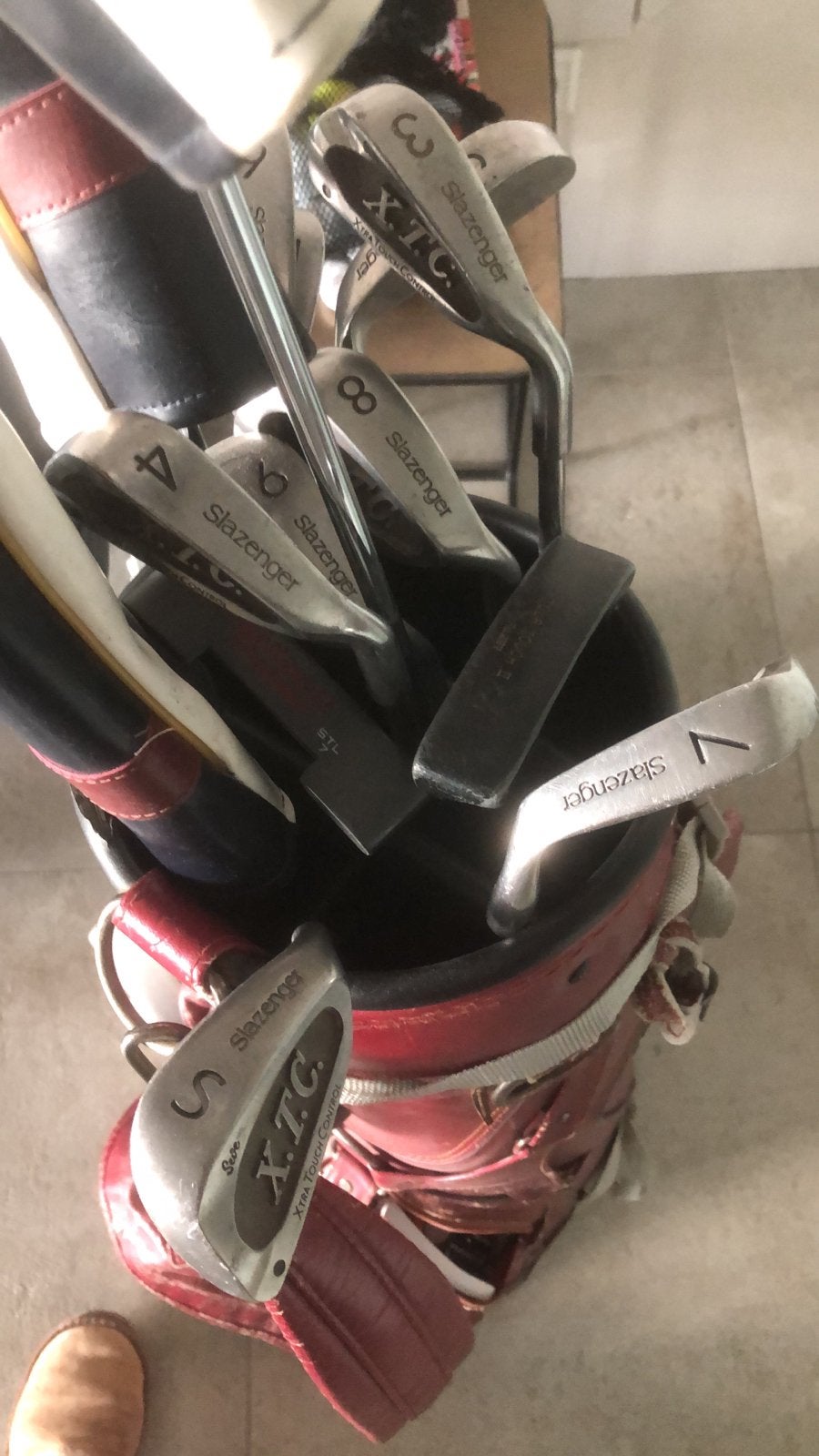 Complete golfset met trolley en tas - Slazenger