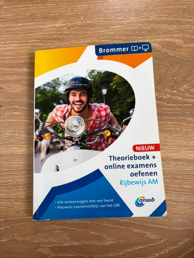 Theorieboek rijbwijs AM - anwb, Ophalen of Verzenden, Gebruikt, Overige typen