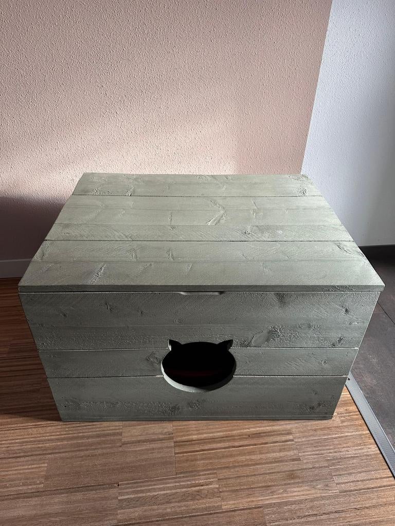 Luxe kattenslaapplek of plek voor de kattenbak, Ophalen