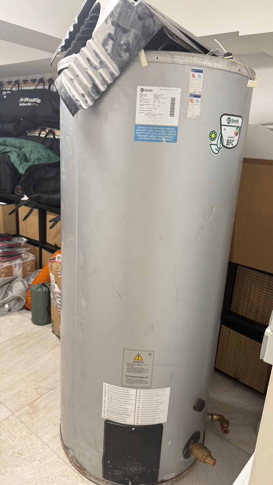 Gratis ophalen, Minder dan 20 liter, Ophalen, Gebruikt, Boiler