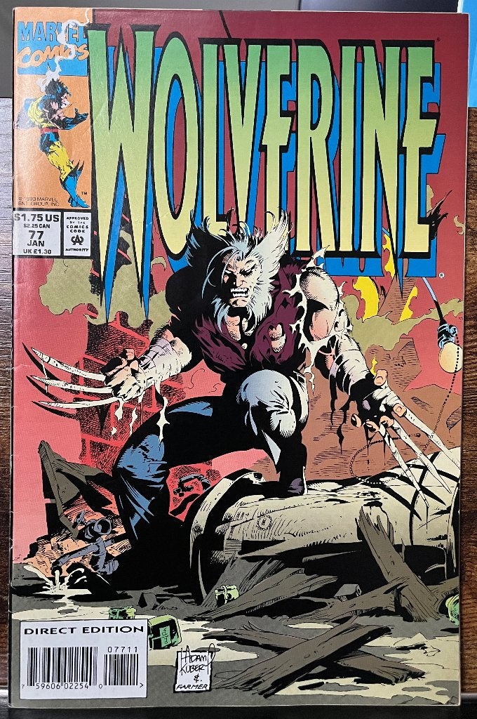 Wolverine (1988) #77 (Marvel Comics), Amerika, Ophalen of Verzenden, Larry Hama, Gelezen