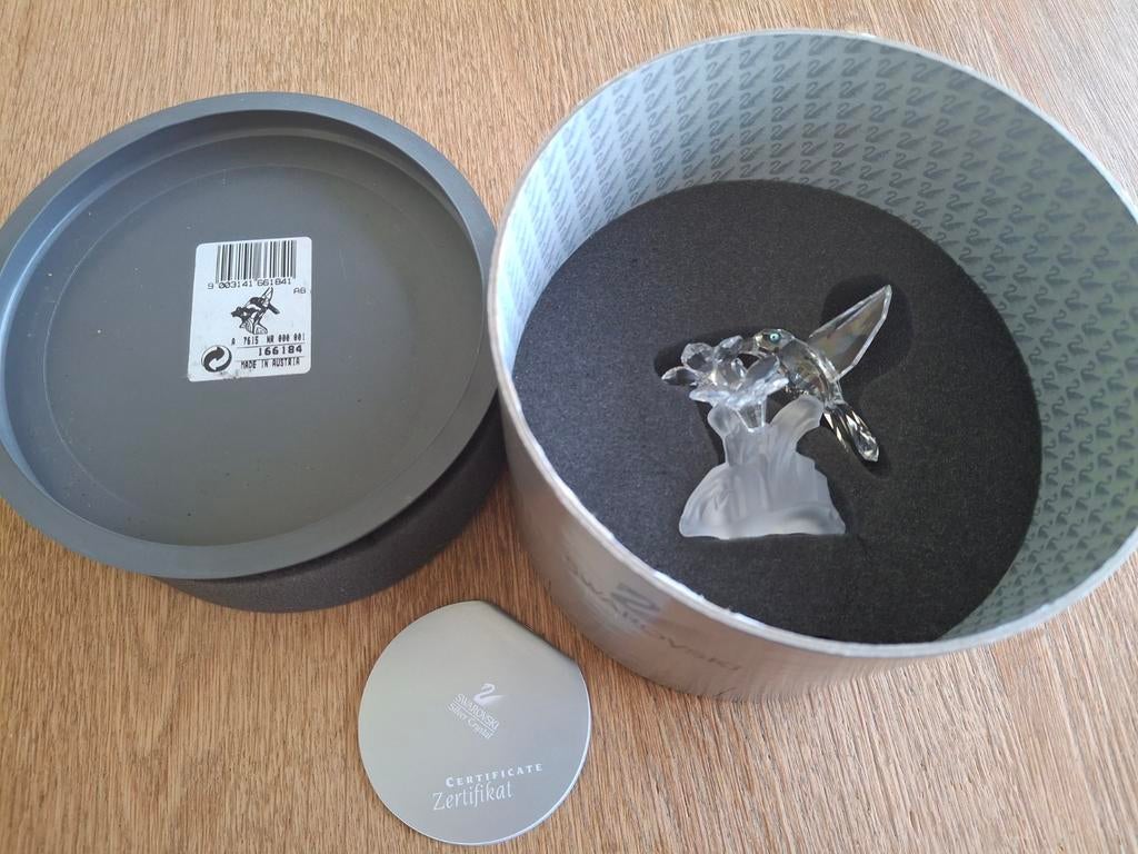 Swarovski in box. Kolibrie. (8), Verzamelen, Swarovski, Ophalen of Verzenden, Zo goed als nieuw, Figuurtje
