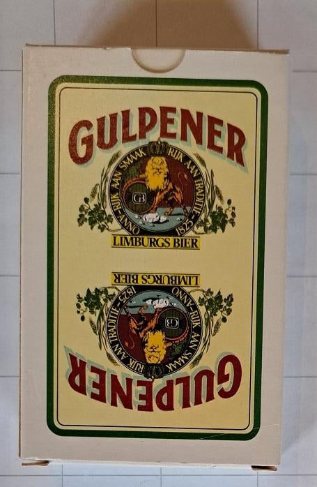 Gulpener Speelkaarten, Verzamelen, Biermerken, Zo goed als nieuw, Overige typen, Gulpener, Ophalen of Verzenden