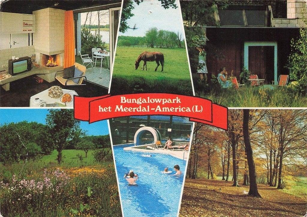 Sporthuis Centrum Bungalowpark Het Meerdal, America, Ophalen of Verzenden, 1980 tot heden, Gelopen, Limburg