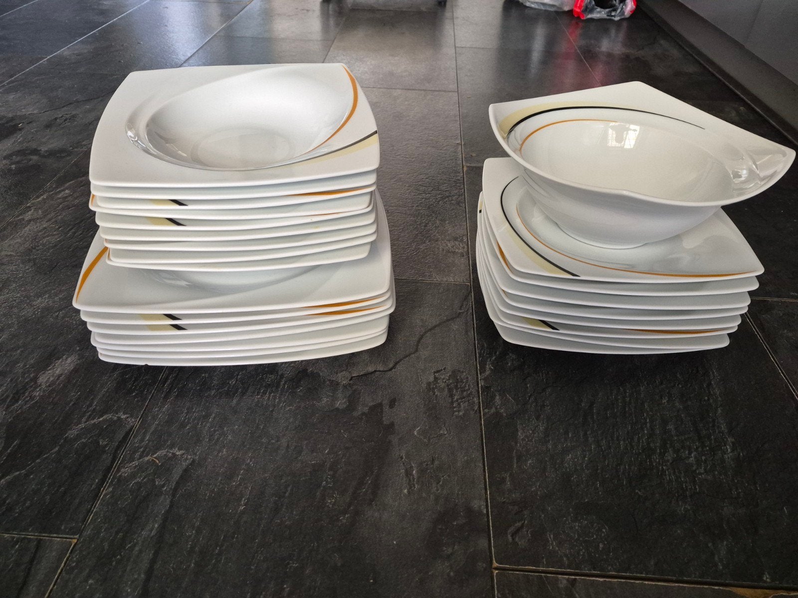 Compleet servies, Ophalen