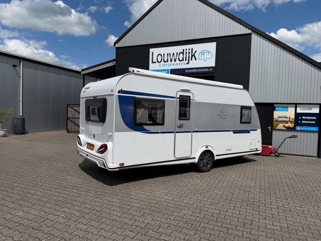 KNAUS Sport 500 FU ’21 (Mover, Fransbed), Caravans en Kamperen, Rondzit, 7 tot 8 meter, Bedrijf, Lengtebed