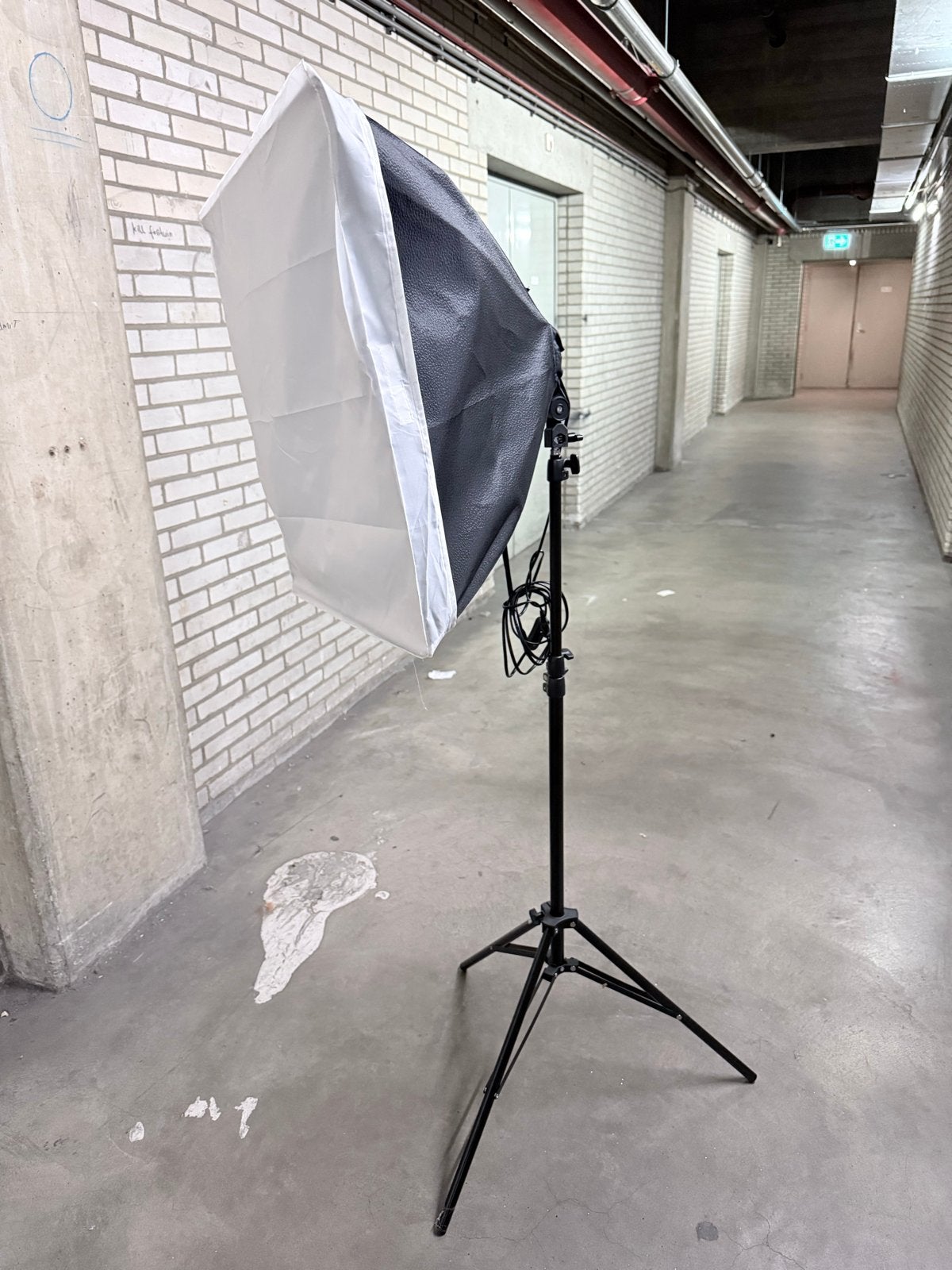 2x Falcon Eyes Studiolamp met Softbox en Statief, Falcon Eyes, Ophalen of Verzenden, Zo goed als nieuw, Inclusief lampen