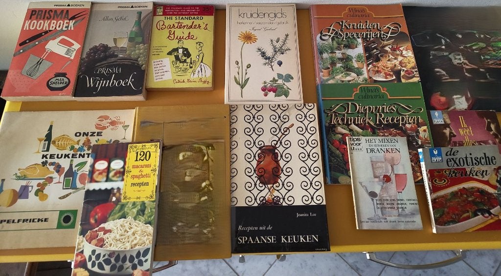 kookboeken receptenboeken kruiden spaans chinees indonesisch, Ophalen of Verzenden, Gelezen, Tapas, Hapjes en Dim Sum